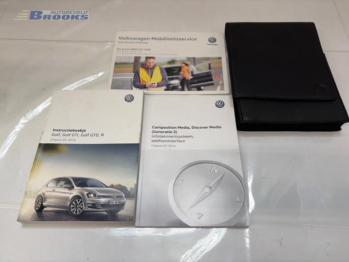 Używane Instrukcja Volkswagen Golf VII (AUA) 1.0 TSI 12V BlueMotion Cena € 25,00 Procedura marży oferowane przez Autobedrijf Brooks