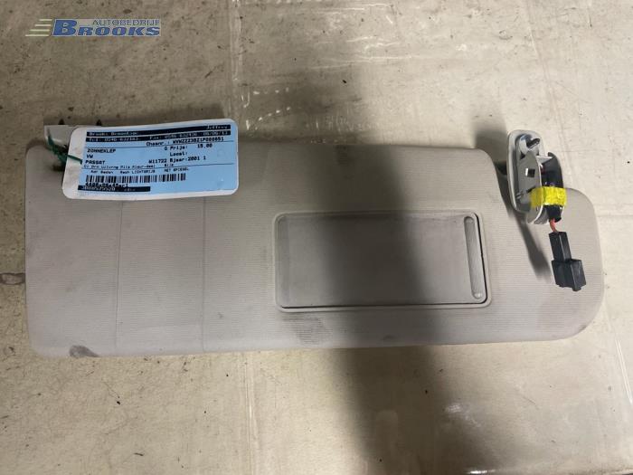 Sun visor car