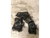 Rear brake pad from a Peugeot 307 2001