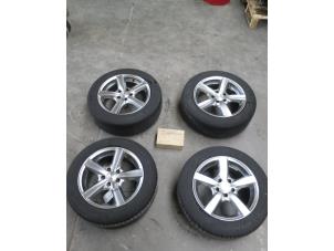 Used Set of wheels + tyres Opel Vectra C GTS 1.9 CDTI 16V Price on request offered by Autobedrijf Brooks