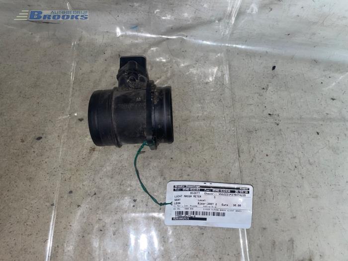 Gebrauchte Luftmassenmesser Seat Leon (1P1) 1.9 TDI 105 Preis € 10,00 Margenregelung angeboten von Autobedrijf Brooks