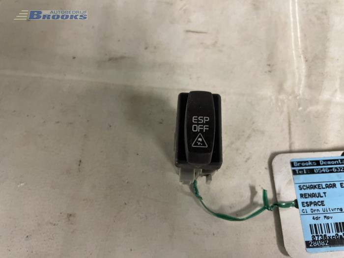 ESP switch from a Renault Espace (JK) 2.0 16V Turbo 2004