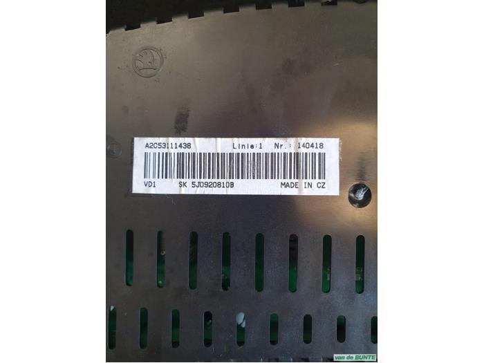 Used Ignition lock + computer Skoda Fabia II Combi 1.2i 12V Price € 262,50 Margin scheme offered by van de Bunte Teuge B.V.