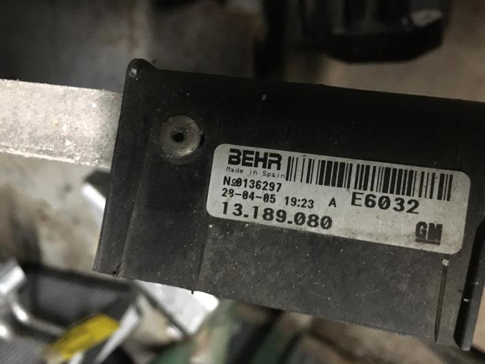 Begagnade AC-radiator Opel Tigra Twin Top 1.8 16V Pris € 52,50 Marginaltabell erbjuds av van de Bunte Teuge B.V.