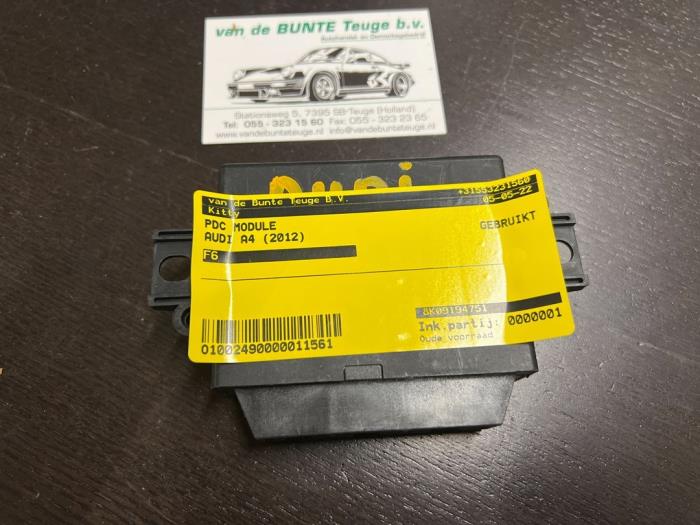 Begagnade PDC-modul Audi A4 Pris € 131,25 Marginaltabell erbjuds av van de Bunte Teuge B.V.