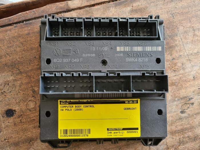 Used Body control computer Volkswagen CrossPolo (9N3) 1.2 12V Price € 47,25 Margin scheme offered by van de Bunte Teuge B.V.