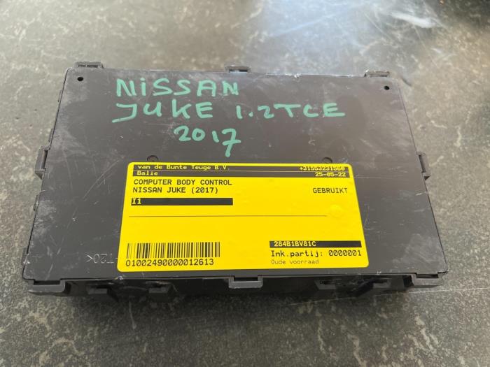 Used Body control computer Nissan Juke (F15) 1.2 DIG-T 16V Price € 105,00 Margin scheme offered by van de Bunte Teuge B.V.