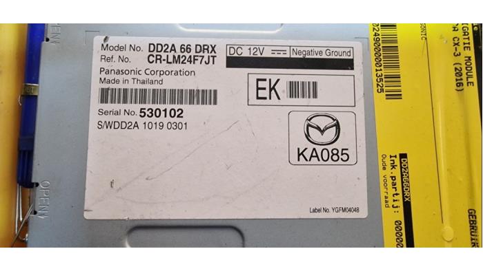 Navigeringsmodul från en Mazda CX-3 (DJ/DK)  2016