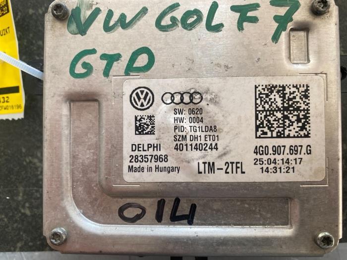 Módulo de luz diurna de un Volkswagen Golf VII (AUA) 2.0 GTD 16V 2014