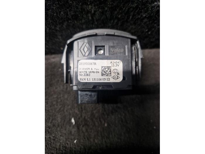 Height control switch from a Renault Clio IV (5R) 1.5 dCi 90 FAP 2015
