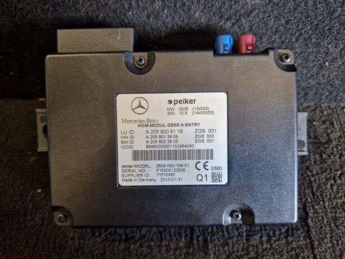 Usagé Module Bluetooth Mercedes B (W246/W242) 1.6 B-180 BlueEFFICIENCY Turbo 16V Prix € 78,75 Règlement à la marge proposé par van de Bunte Teuge B.V.