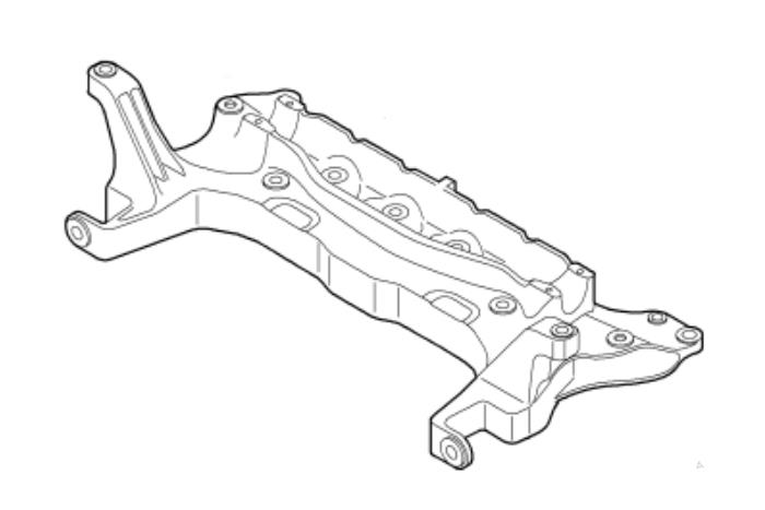 Used Subframe Fiat Fiorino (225) 1.3 JTD 16V Multijet Price € 105,00 Margin scheme offered by van de Bunte Teuge B.V.