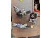 Ignition lock + key from a Citroen C1, 2005 / 2014 1.4 HDI, Hatchback, Diesel, 1.398cc, 40kW (54pk), FWD, DV4TD; 8HT, 2005-06 / 2014-09, PM8HTC; PN8HTC 2007