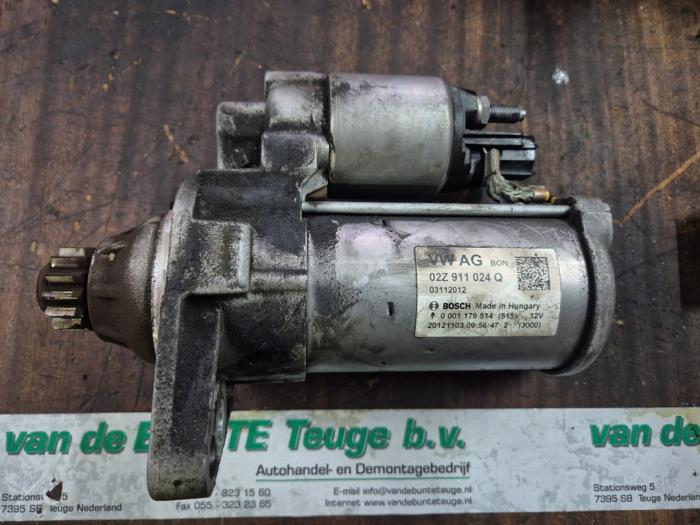 Gebrauchte Anlasser Volkswagen Golf VII (AUA) 1.4 TSI 16V Preis € 52,50 Margenregelung angeboten von van de Bunte Teuge B.V.