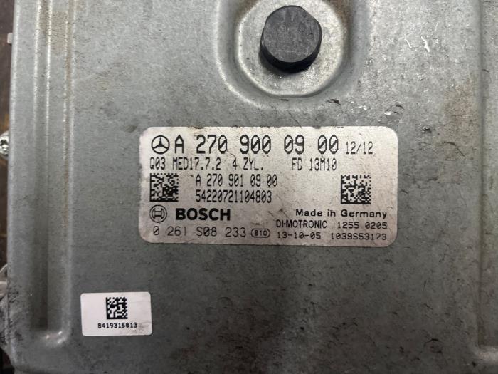 Engine management computer from a Mercedes-Benz A (W176) 1.6 A-180 16V 2013