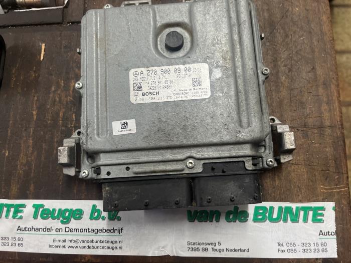 Used Engine management computer Mercedes A (W176) 1.6 A-180 16V Price € 262,50 Margin scheme offered by van de Bunte Teuge B.V.