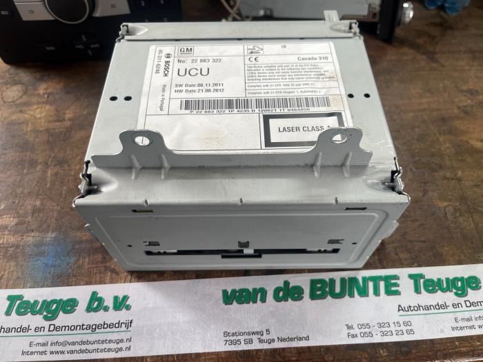 Używane System nawigacji Opel Insignia 1.4 Turbo 16V Ecotec Cena € 189,00 Procedura marży oferowane przez van de Bunte Teuge B.V.
