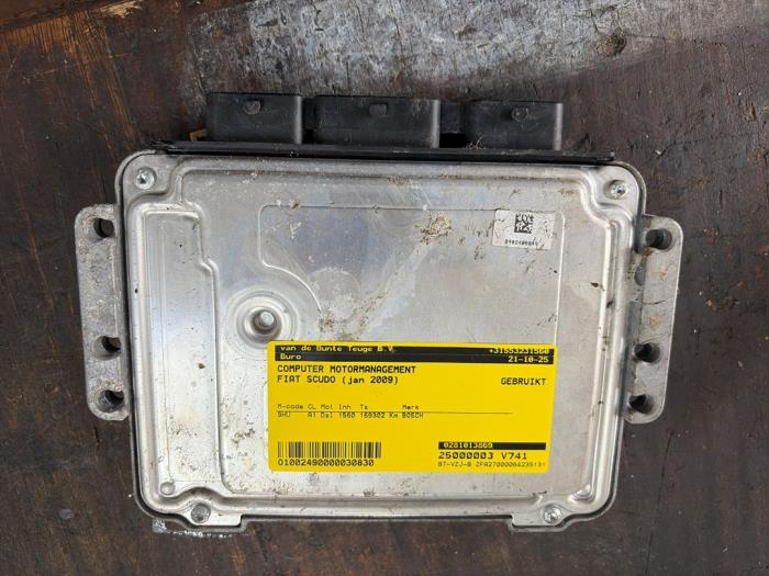 Used Engine management computer Fiat Scudo (270) 1.6 D Multijet Price € 157,50 Margin scheme offered by van de Bunte Teuge B.V.