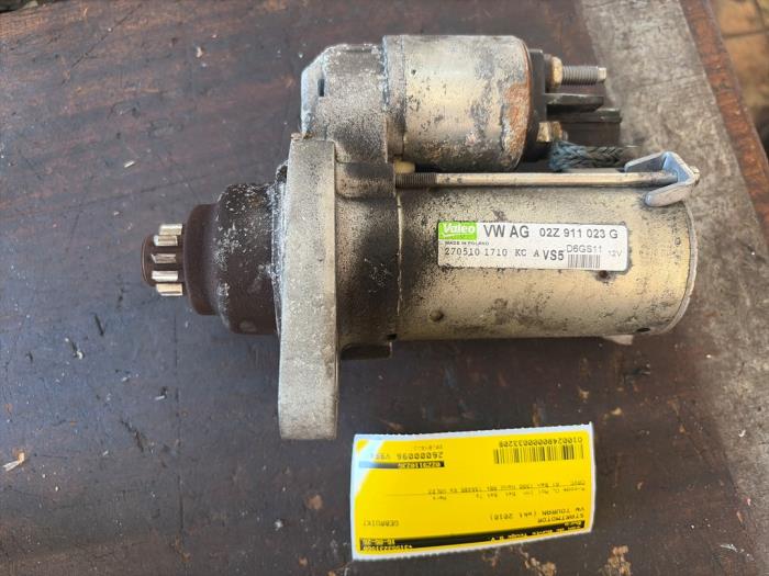 Gebrauchte Anlasser Volkswagen Touran (1T3) 1.4 16V TSI 140 Preis € 47,25 Margenregelung angeboten von van de Bunte Teuge B.V.