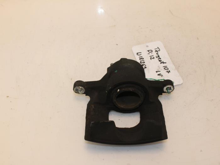 Front brake calliper, left from a Peugeot 107 1.0 12V 2012