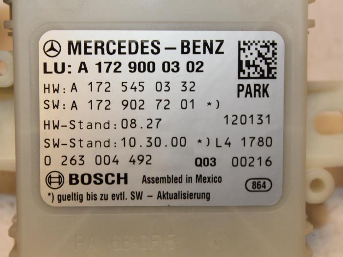 Módulo PDC de un Mercedes-Benz SLK (R172) 1.8 250 16V BlueEFFICIENCY 2012