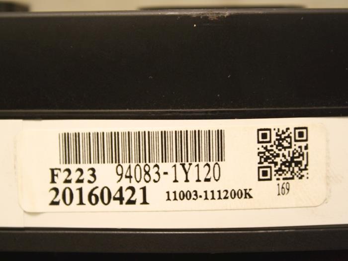 Cuentakilómetros de un Kia Picanto (TA) 1.0 12V 2016