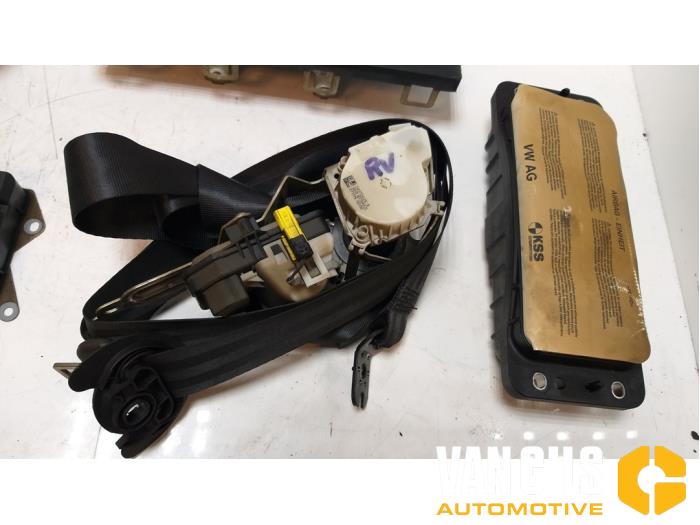Juego y módulo de airbag de un Volkswagen Golf VII (AUA) 1.4 GTE 16V 2015