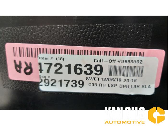 Plaque de protection divers d'un BMW X5 (G05) xDrive M50d 3.0 24V 2020