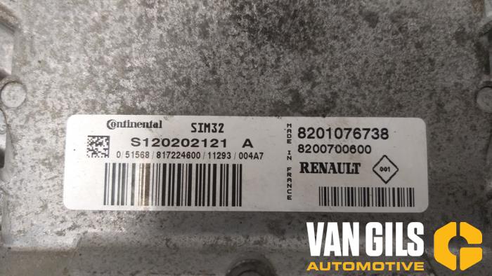 Steuergerät Motormanagement van een Renault Twingo II (CN) 1.2 16V 2012