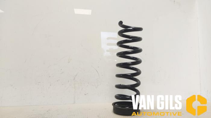 Rear coil spring from a BMW 3 serie (F30) 320d 2.0 16V EfficientDynamicsEdition 2015