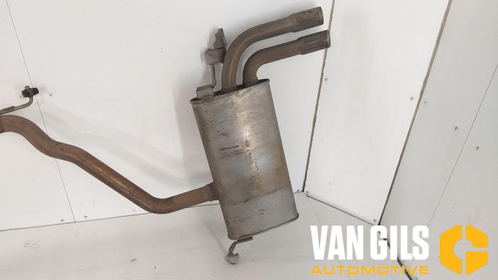 Exhaust rear silencer from a Volkswagen Touran (5T1) 2.0 TDI 150 2016
