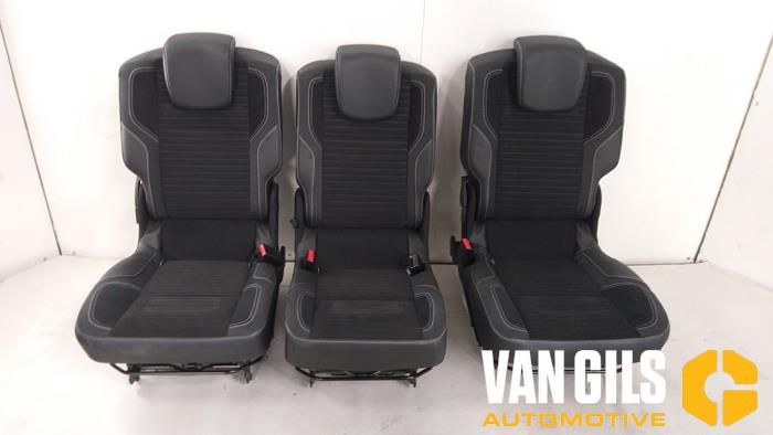 Rear bench seat from a Renault Scénic III (JZ) 1.5 dCi 110 2013