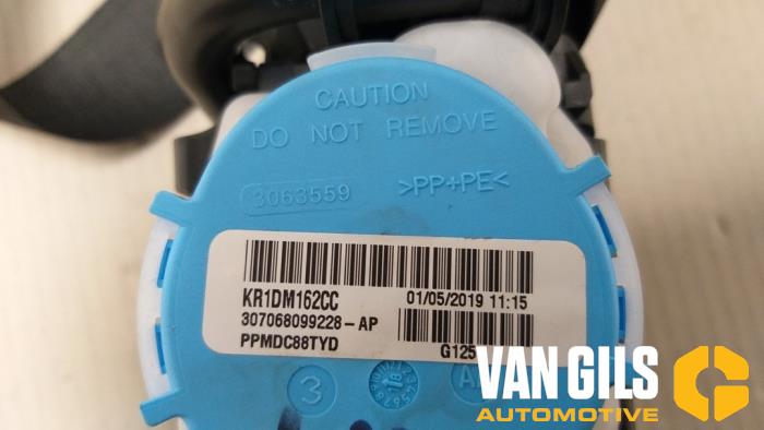 Cinturón de seguridad izquierda delante de un Mercedes-Benz B (W246,242) 2.2 B-220 CDI BlueEFFICIENCY 16V 2018