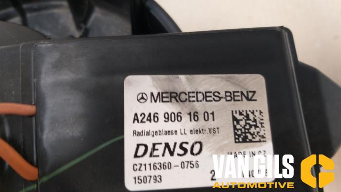 Ventilateur chauffage d'un Mercedes-Benz B (W246,242) 2.2 B-220 CDI BlueEFFICIENCY 16V 2018
