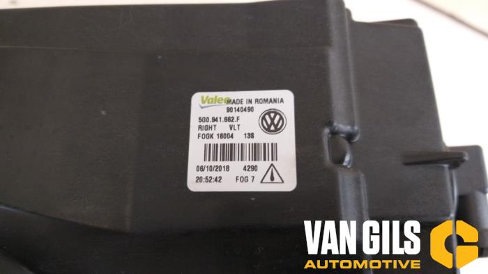 Anti brouillard droit d'un Volkswagen Golf VII (AUA)  2018