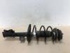 Front shock absorber rod, left from a Fiat 500 (312), 2007 0.9 TwinAir 85, Hatchback, Petrol, 875cc, 63kW (86pk), FWD, 312A2000, 2010-07, 312AXG 2012