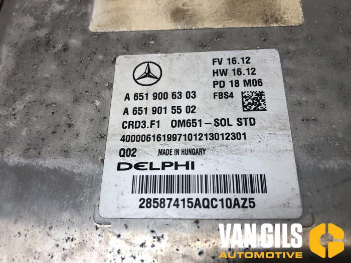 Ordinateur gestion moteur d'un Mercedes-Benz B (W246,242) 2.2 B-220 CDI BlueEFFICIENCY 16V 2018
