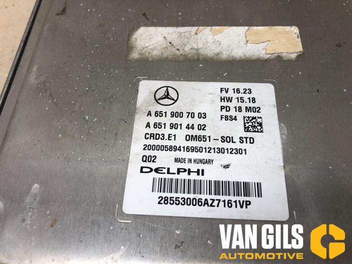 Steuergerät Motormanagement van een Mercedes-Benz B (W246,242) 2.1 B-220 CDI BlueEFFICIENCY, B-220d 16V 2018