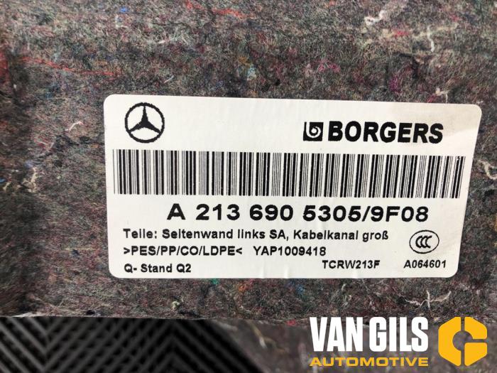 Boot lining left Mercedes E E-63 AMG S 4.0 V8 Turbo 4-Matic+ 