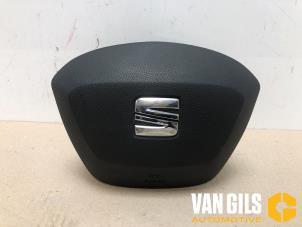 Used Left airbag (steering wheel) Seat Leon (5FB) 2.0 TDI Ecomotive 16V Price on request offered by Van Gils Automotive