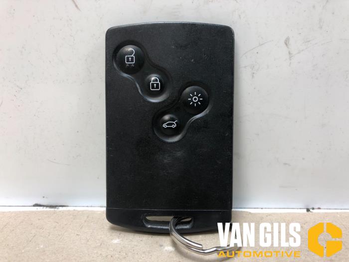 Ignition lock + key from a Renault Captur (2R) 0.9 Energy TCE 12V 2018