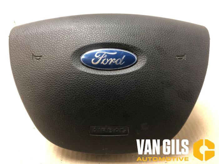 Left airbag (steering wheel) from a Ford C-Max (DM2) 2.0 16V 2008