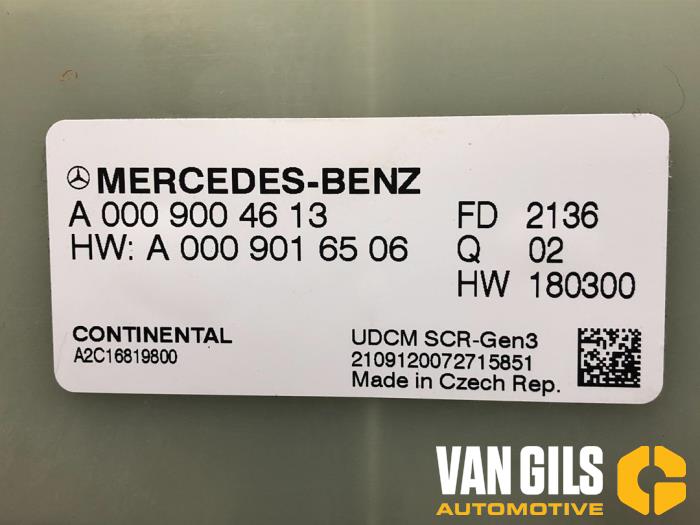 Adblue Steuergerät van een Mercedes-Benz B (W247) 2.0 B-200d 2022