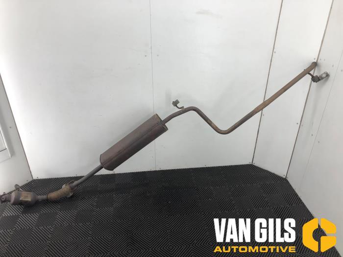 Exhaust central + rear silencer from a Volkswagen Up! (121) 1.0 12V 75 2012