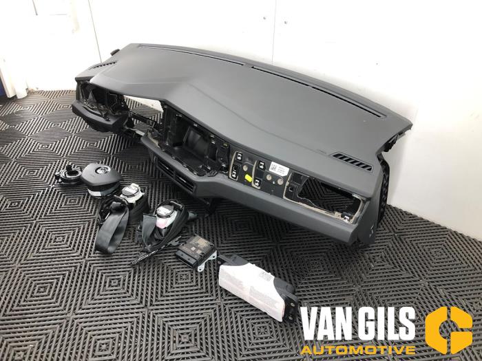 Kit airbag + tableau de bord d'un Volkswagen Polo VI (AW1) 1.0 TSI 12V BlueMotion 2018