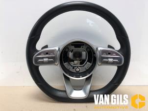 Used Steering wheel Mercedes C (W205) C-300 2.0 Turbo 16V Price € 399,99 Margin scheme offered by Van Gils Automotive