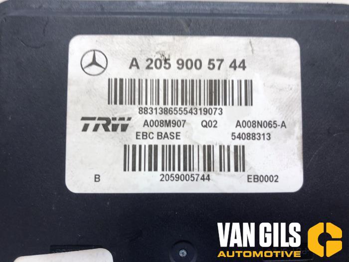ABS pump from a Mercedes-Benz C (W205) C-300 2.0 Turbo 16V 2019