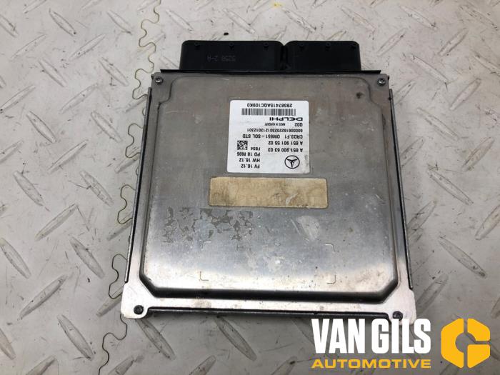 Used Engine management computer Mercedes B (W246/W242) 2.2 B-220 CDI BlueEFFICIENCY,d 16V Price € 199,99 Margin scheme offered by Van Gils Automotive