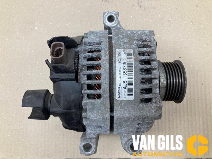 Dynamo Opel Astra K, 2015 / 2022 1.6 CDTI 136 16V, Fließheck, 4-tr, Diesel, 1.598cc, 100kW (136pk), FWD, B16DTH, 2015-06 / 2019-08, BD6EG; BE6EG; BF6EG (Gebraucht)