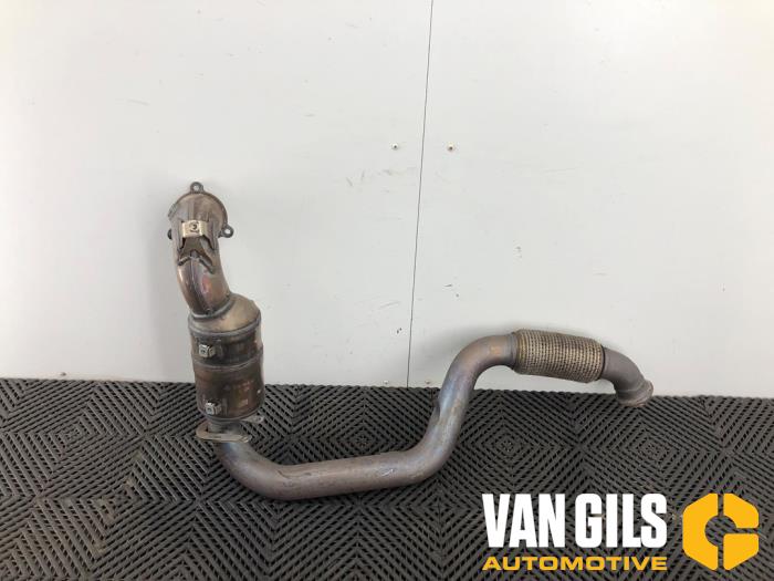 Used Front pipe + catalyst Mercedes CLA (117.3) 1.6 CLA-180 16V Price on request offered by Van Gils Automotive